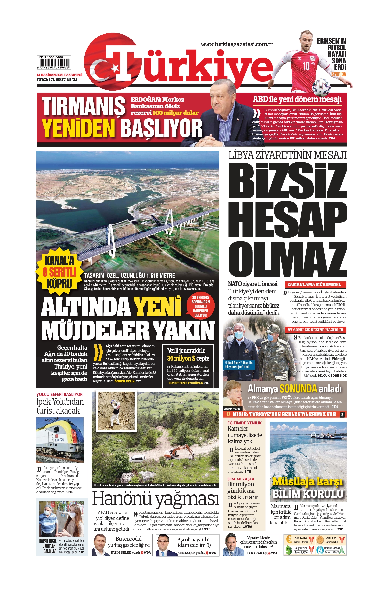 E-Gazete Ön Sayfa