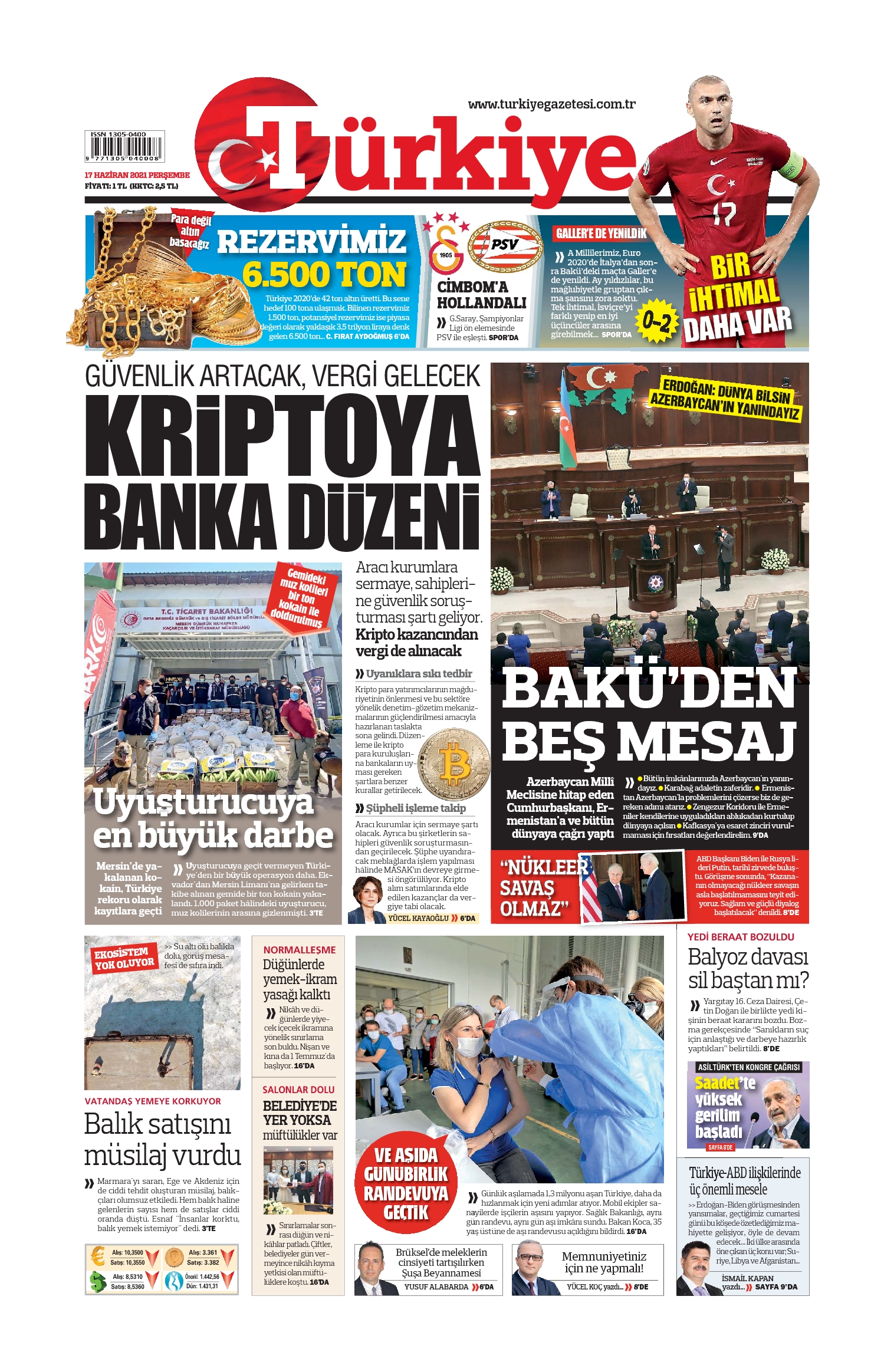 E-Gazete Ön Sayfa