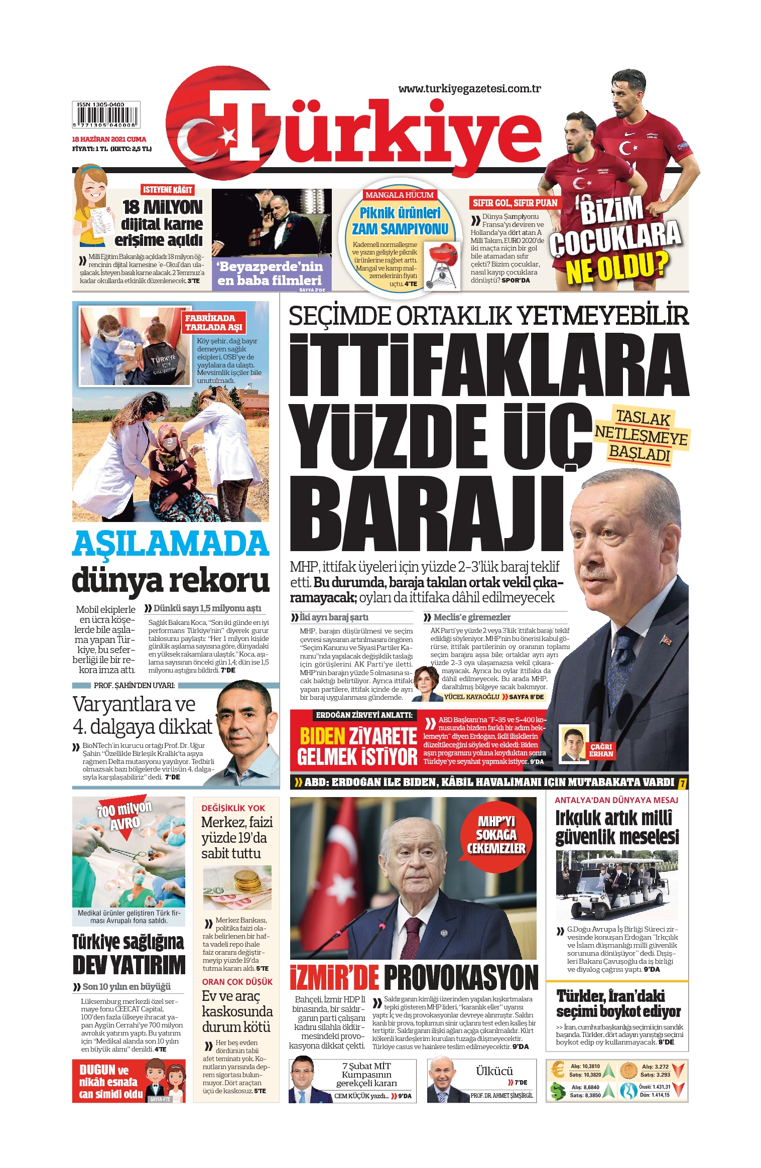 E-Gazete Ön Sayfa