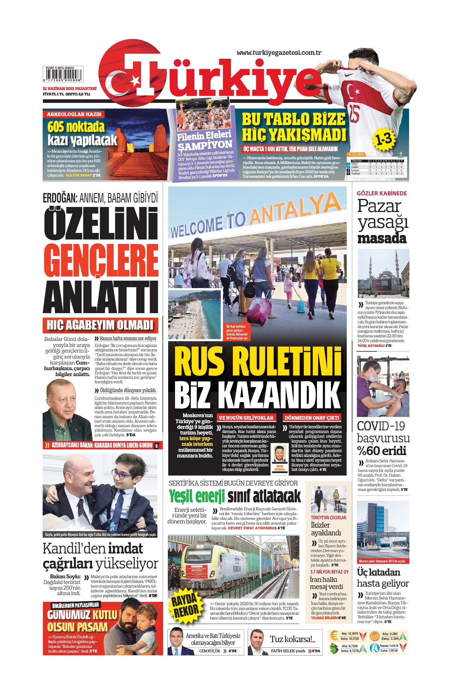 E-Gazete Ön Sayfa