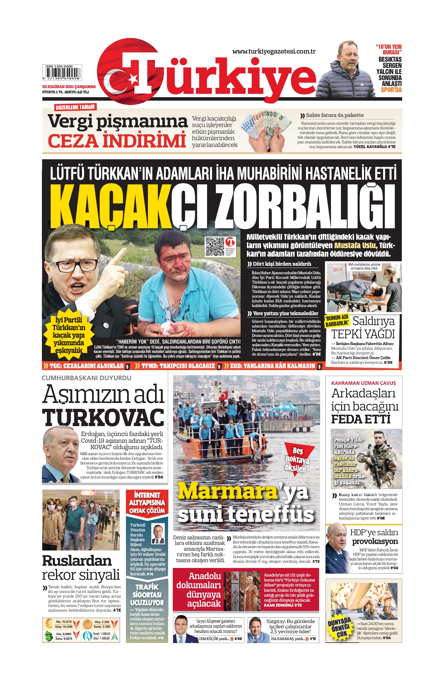 E-Gazete Ön Sayfa