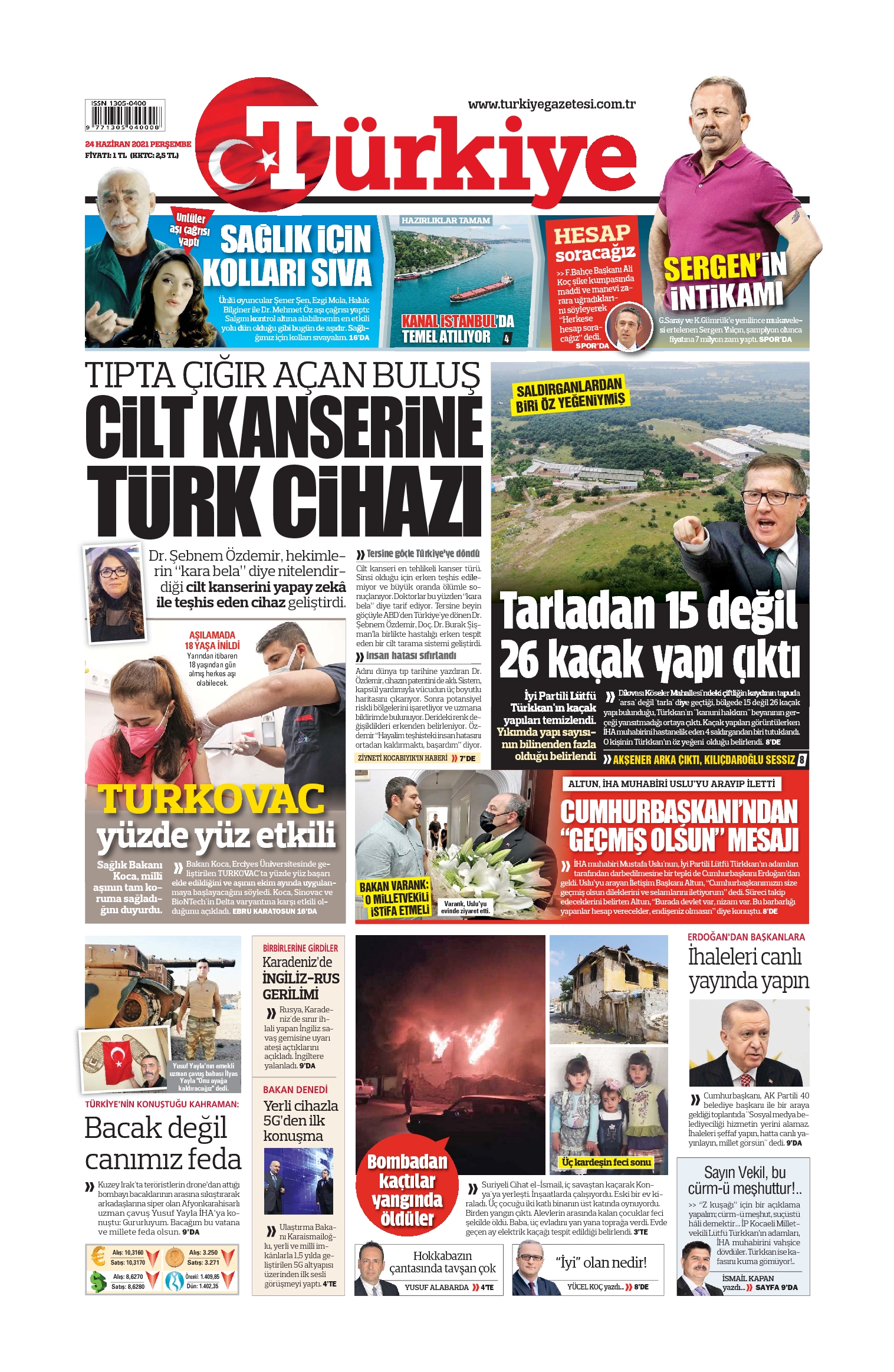 E-Gazete Ön Sayfa