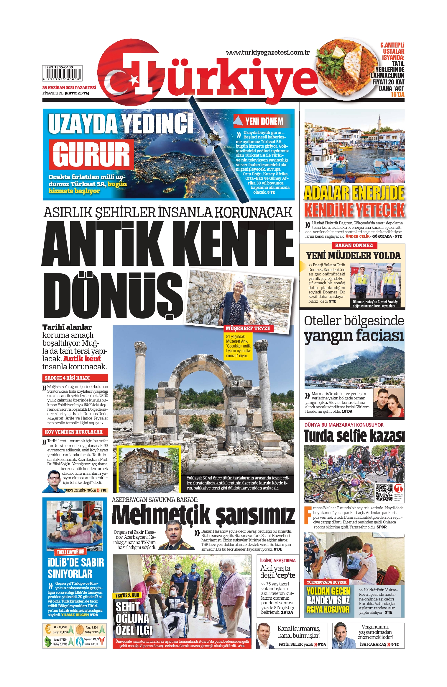 E-Gazete Ön Sayfa