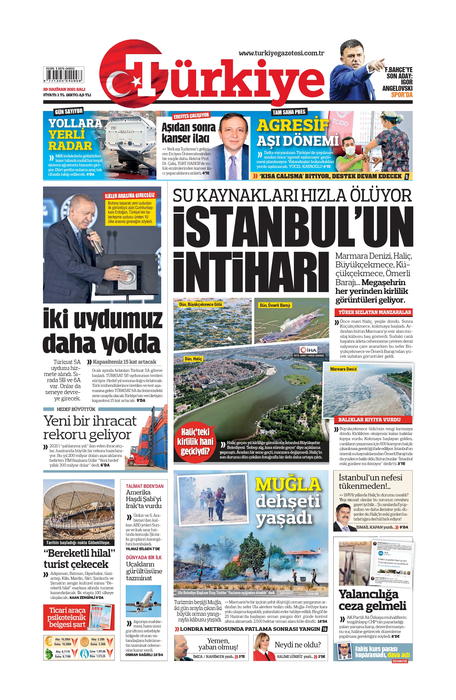 E-Gazete Ön Sayfa