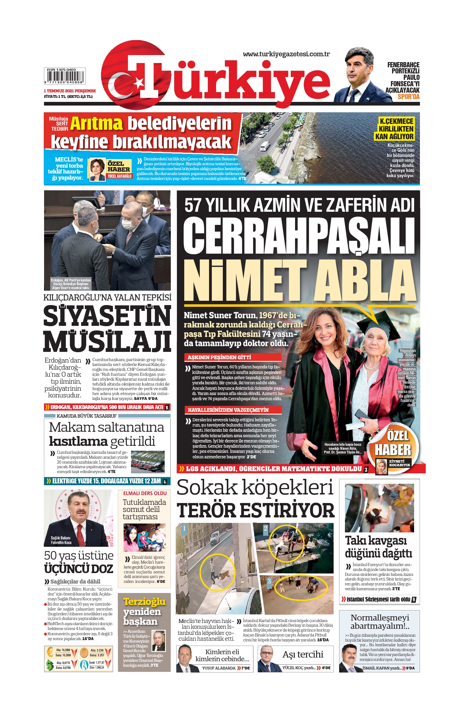 E-Gazete Ön Sayfa