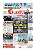 Türkiye Gazetesi e-gazete — 02 Temmuz 2021