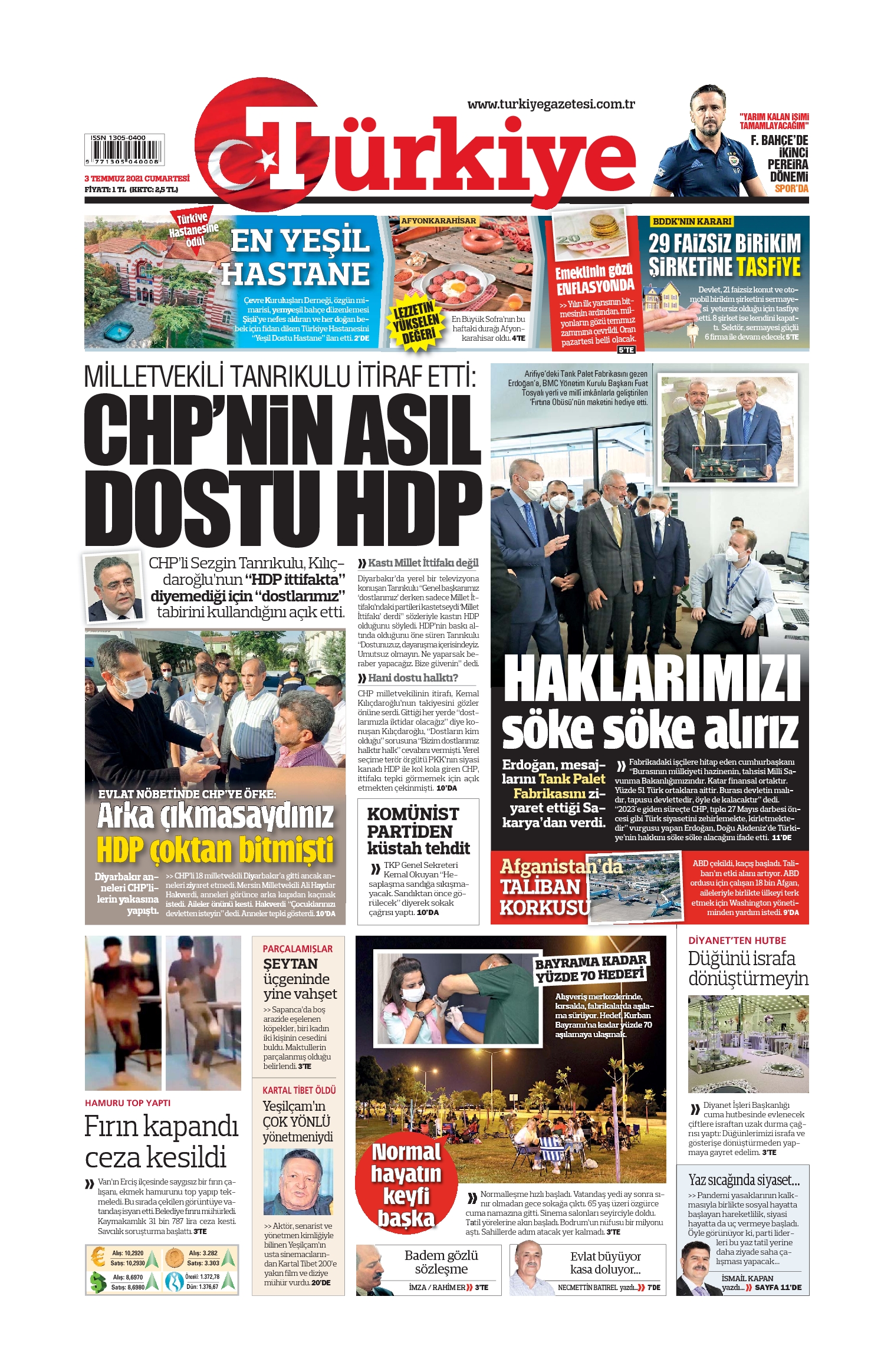 E-Gazete Ön Sayfa