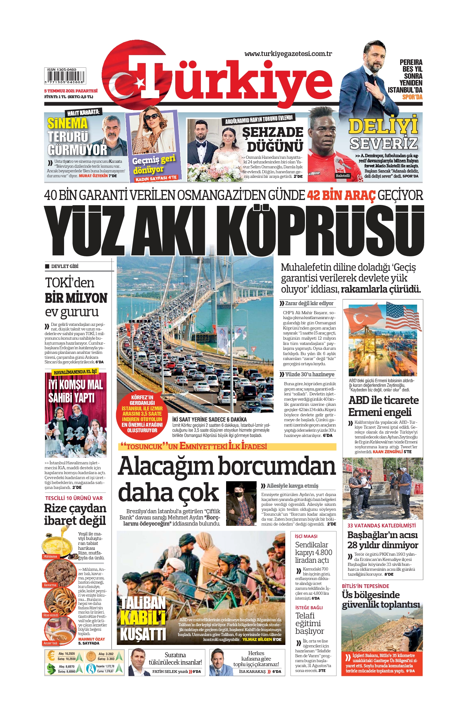 E-Gazete Ön Sayfa