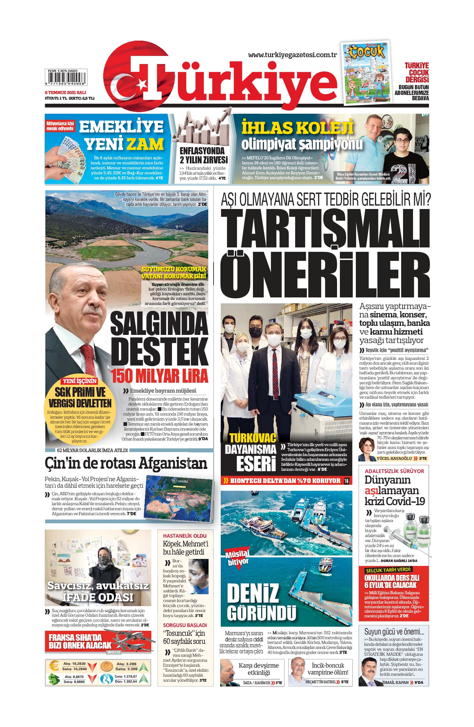E-Gazete Ön Sayfa