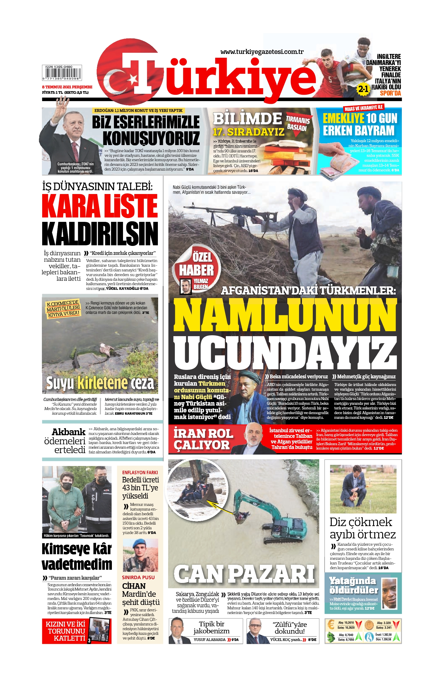 E-Gazete Ön Sayfa