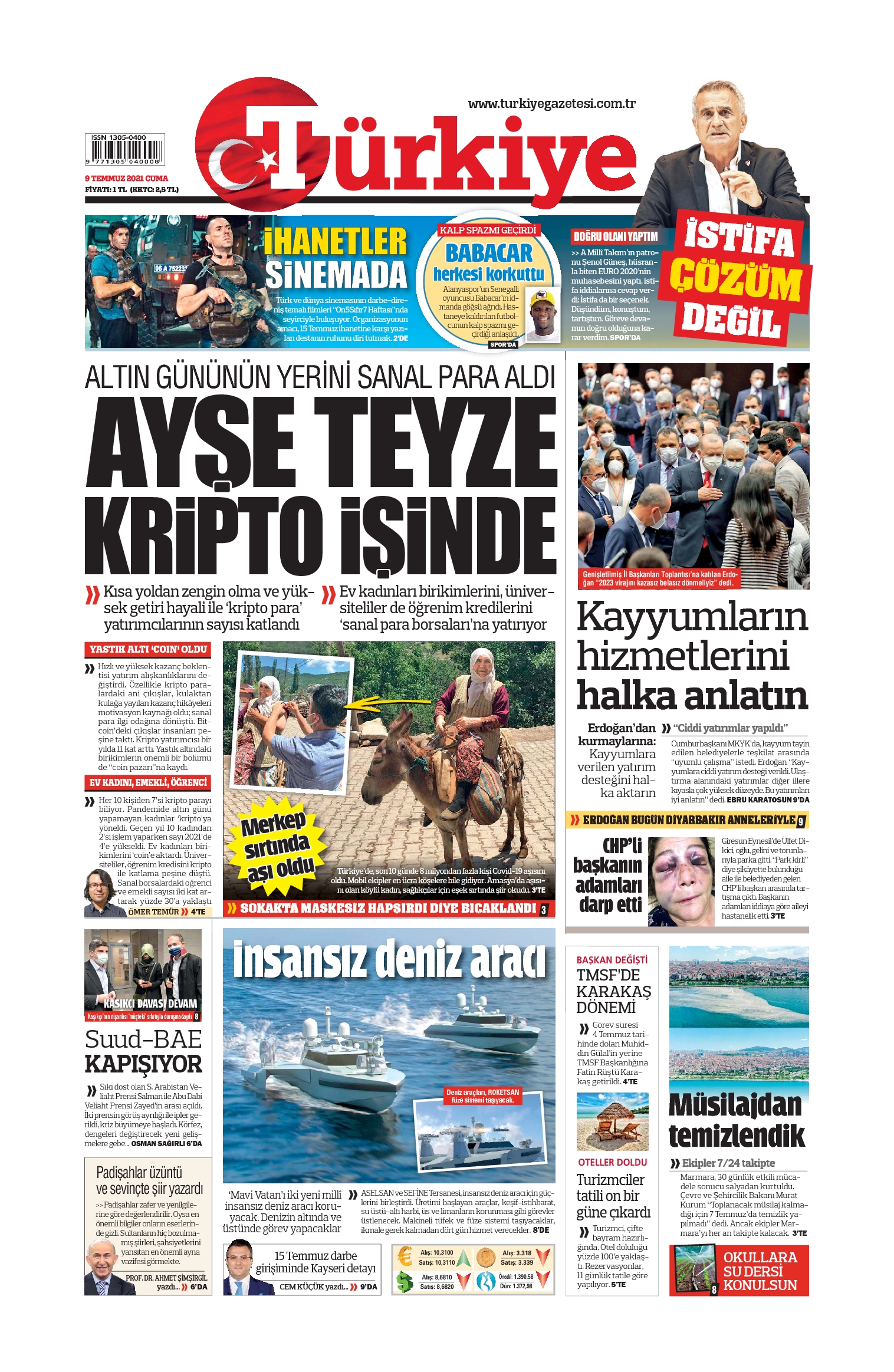 E-Gazete Ön Sayfa