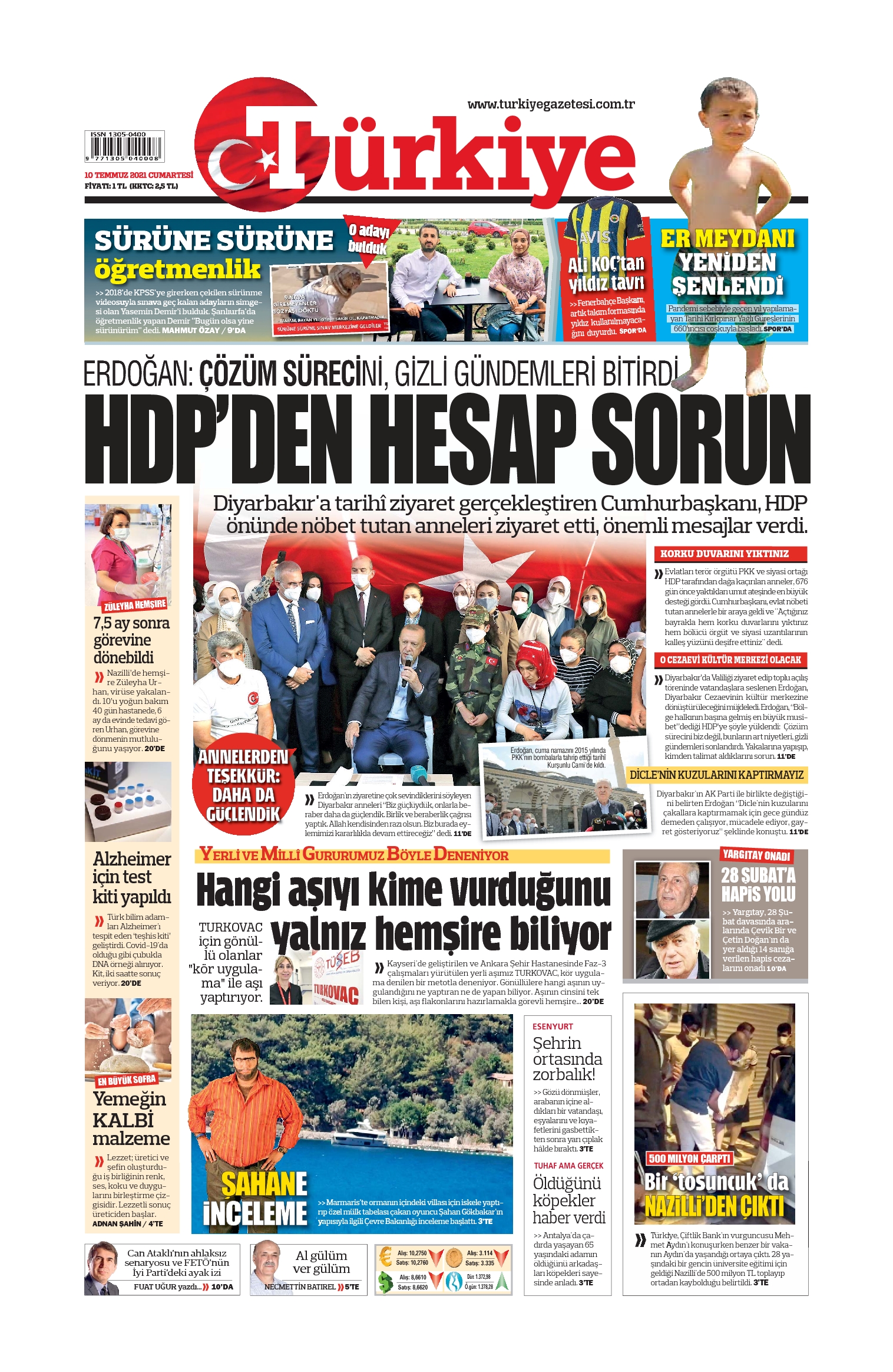 E-Gazete Ön Sayfa