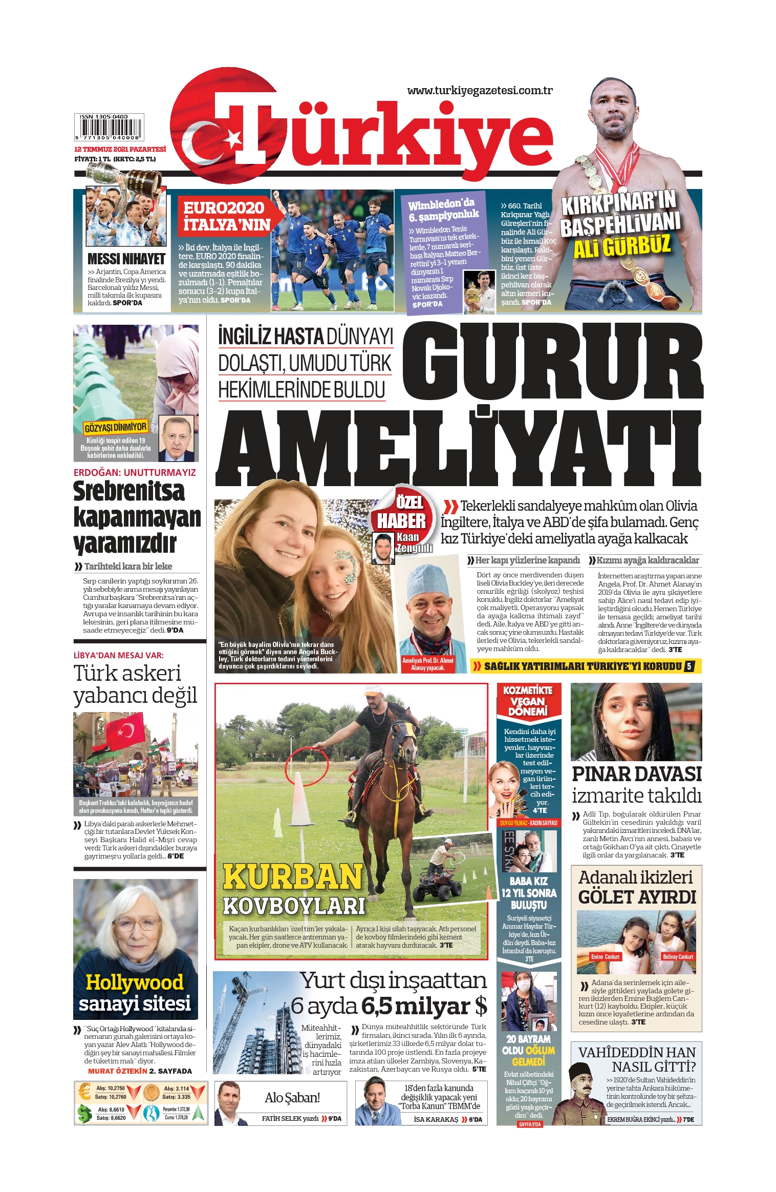 E-Gazete Ön Sayfa
