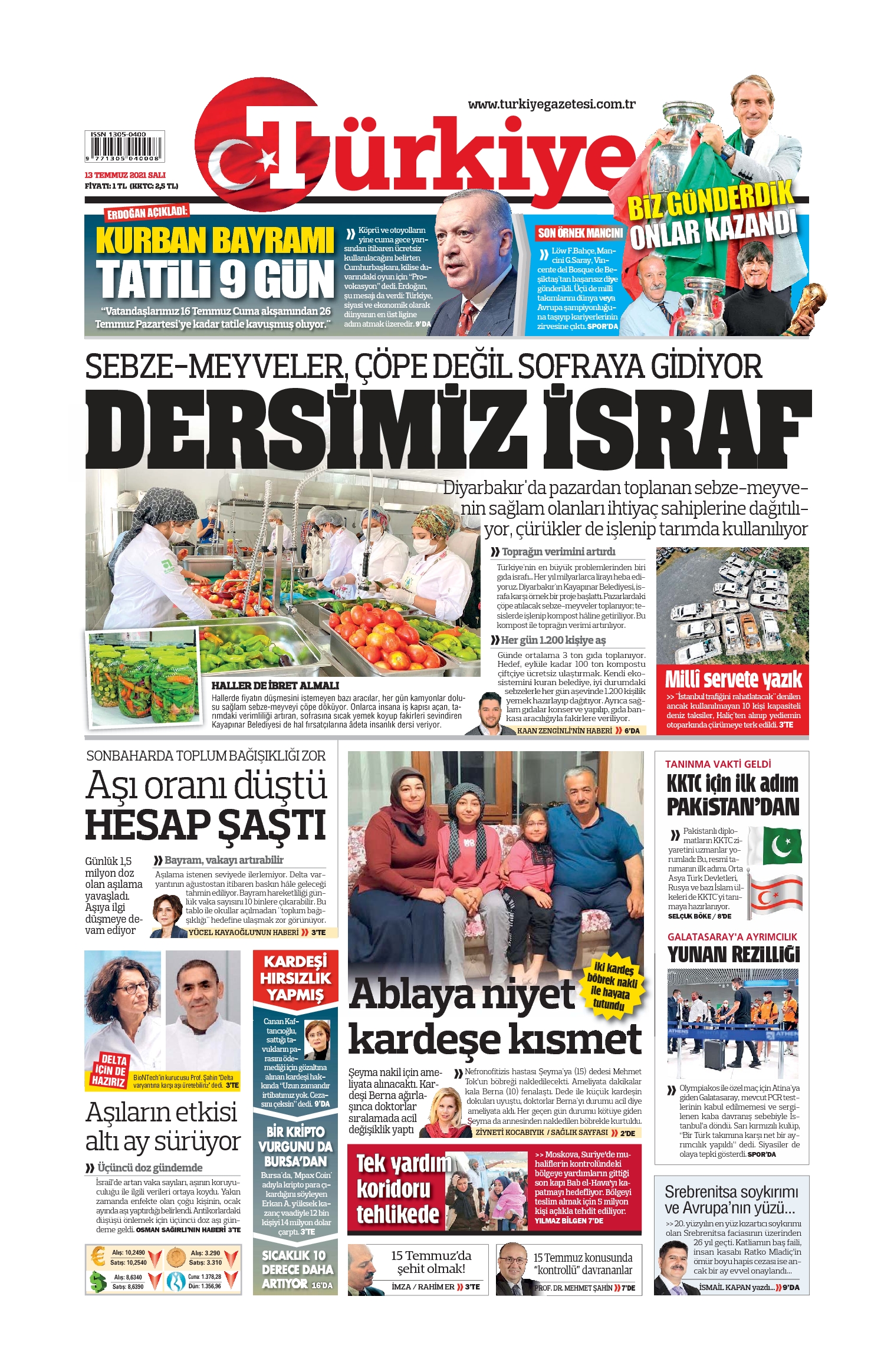 E-Gazete Ön Sayfa