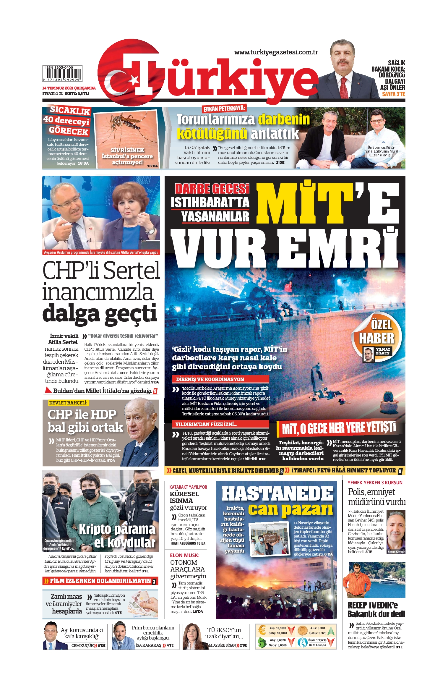 E-Gazete Ön Sayfa