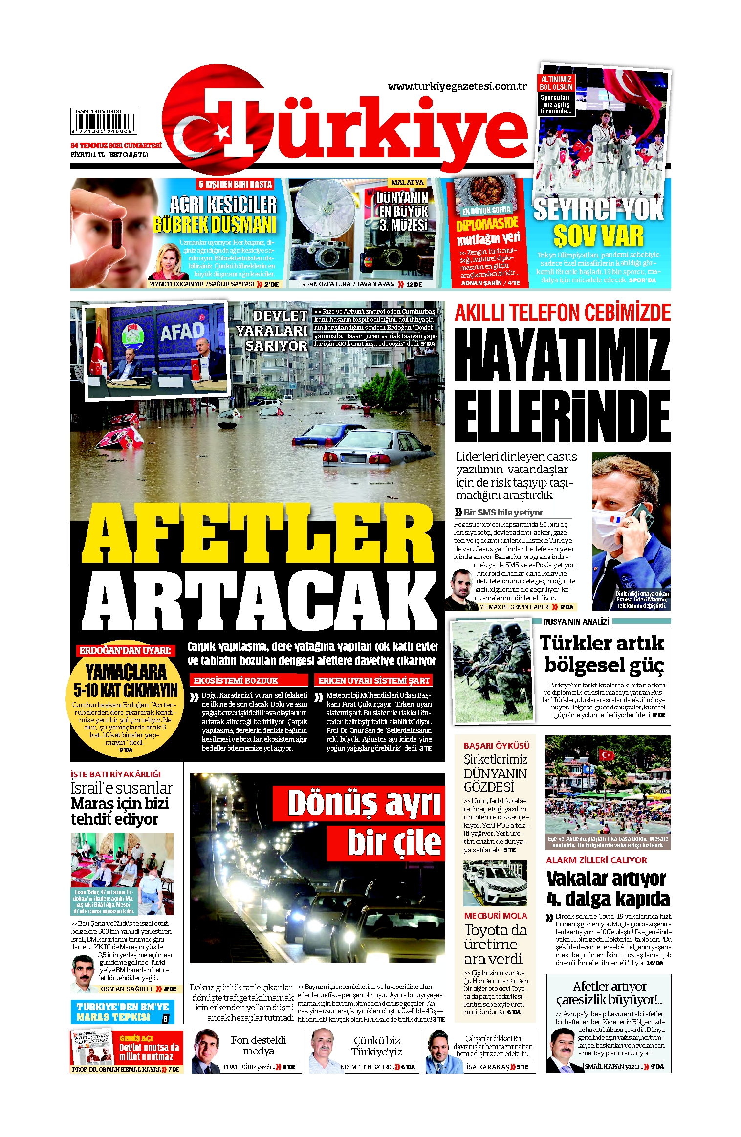 E-Gazete Ön Sayfa