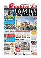 Türkiye Gazetesi e-gazete — 25 Temmuz 2021