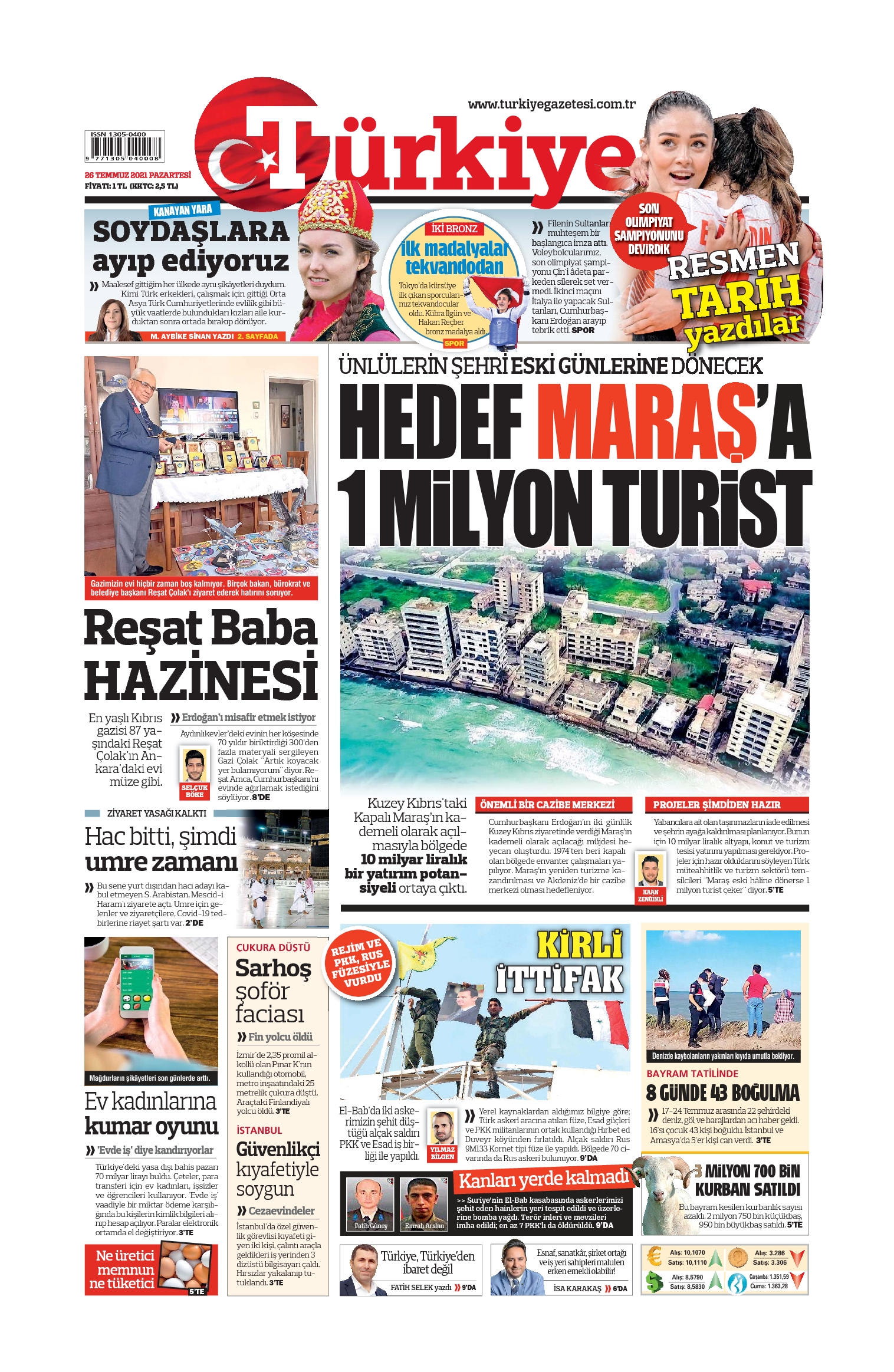 E-Gazete Ön Sayfa