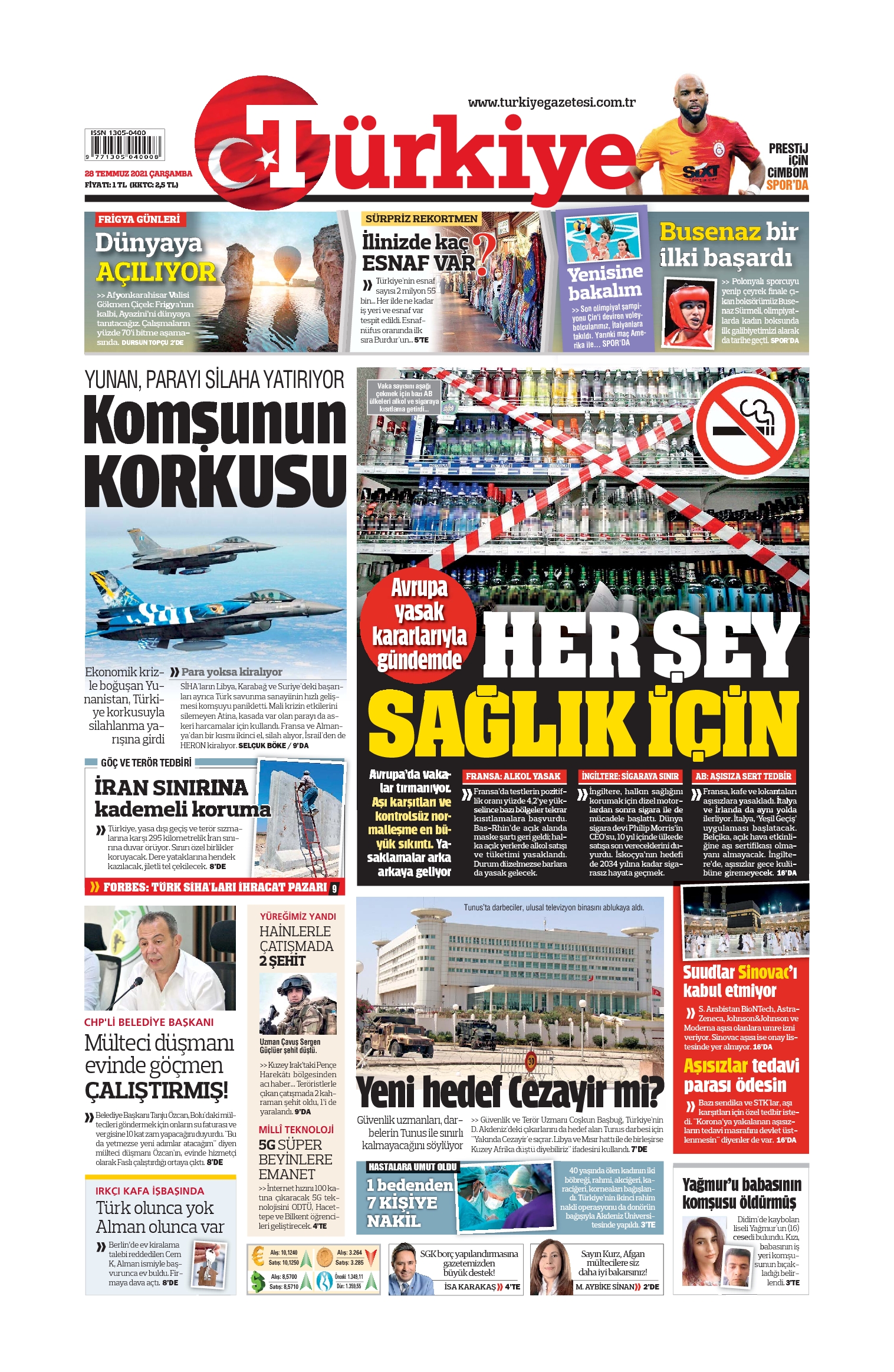 E-Gazete Ön Sayfa
