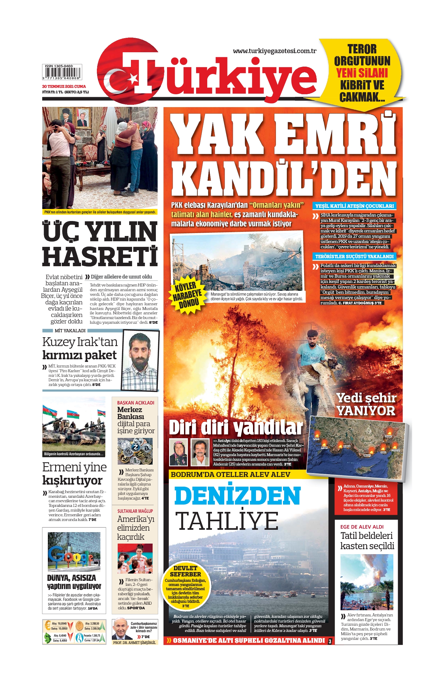 E-Gazete Ön Sayfa