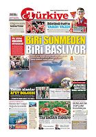 Türkiye Gazetesi e-gazete — 01 Ağustos 2021