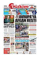 Türkiye Gazetesi e-gazete — 12 Ağustos 2021