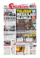 Türkiye Gazetesi e-gazete — 18 Ağustos 2021