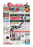 Türkiye Gazetesi e-gazete — 20 Ağustos 2021