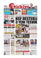 Türkiye Gazetesi e-gazete — 21 Ağustos 2021