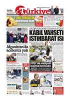 Türkiye Gazetesi e-gazete — 28 Ağustos 2021