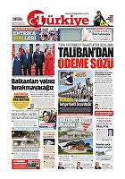 Türkiye Gazetesi e-gazete — 29 Ağustos 2021