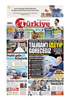 Türkiye Gazetesi e-gazete — 30 Ağustos 2021