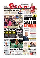 Türkiye Gazetesi e-gazete — 02 Eylül 2021