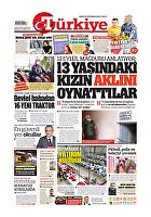Türkiye Gazetesi e-gazete — 13 Eylül 2021