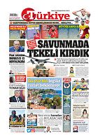 Türkiye Gazetesi e-gazete — 20 Eylül 2021