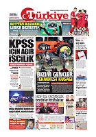 Türkiye Gazetesi e-gazete — 11 Ekim 2021