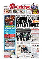 Türkiye Gazetesi e-gazete — 30 Ekim 2021