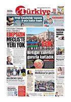 Türkiye Gazetesi e-gazete — 09 Kasım 2021