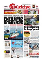 Türkiye Gazetesi e-gazete — 23 Ocak 2022