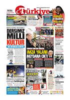 Türkiye Gazetesi e-gazete — 31 Ocak 2022