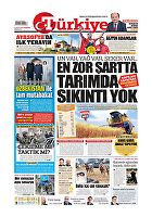 Türkiye Gazetesi e-gazete — 31 Mart 2022