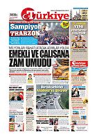 Türkiye Gazetesi e-gazete — 01 Mayıs 2022