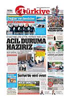 Türkiye Gazetesi e-gazete — 15 Mayıs 2022