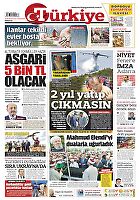 Türkiye Gazetesi e-gazete — 25 Haziran 2022