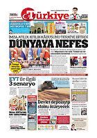 Türkiye Gazetesi e-gazete — 23 Temmuz 2022