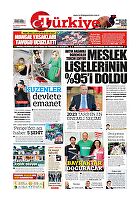 Türkiye Gazetesi e-gazete — 26 Temmuz 2022