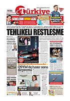 Türkiye Gazetesi e-gazete — 03 Ağustos 2022