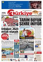 Türkiye Gazetesi e-gazete — 30 Ağustos 2022