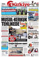 Türkiye Gazetesi e-gazete — 31 Ağustos 2022