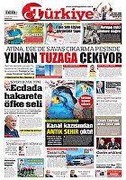 Türkiye Gazetesi e-gazete — 11 Eylül 2022